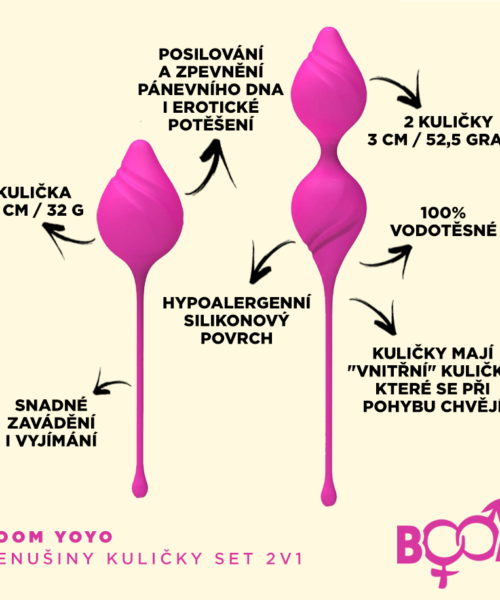 RECENZE: Yoyo Venušiny kuličky set 2v1 od Boom